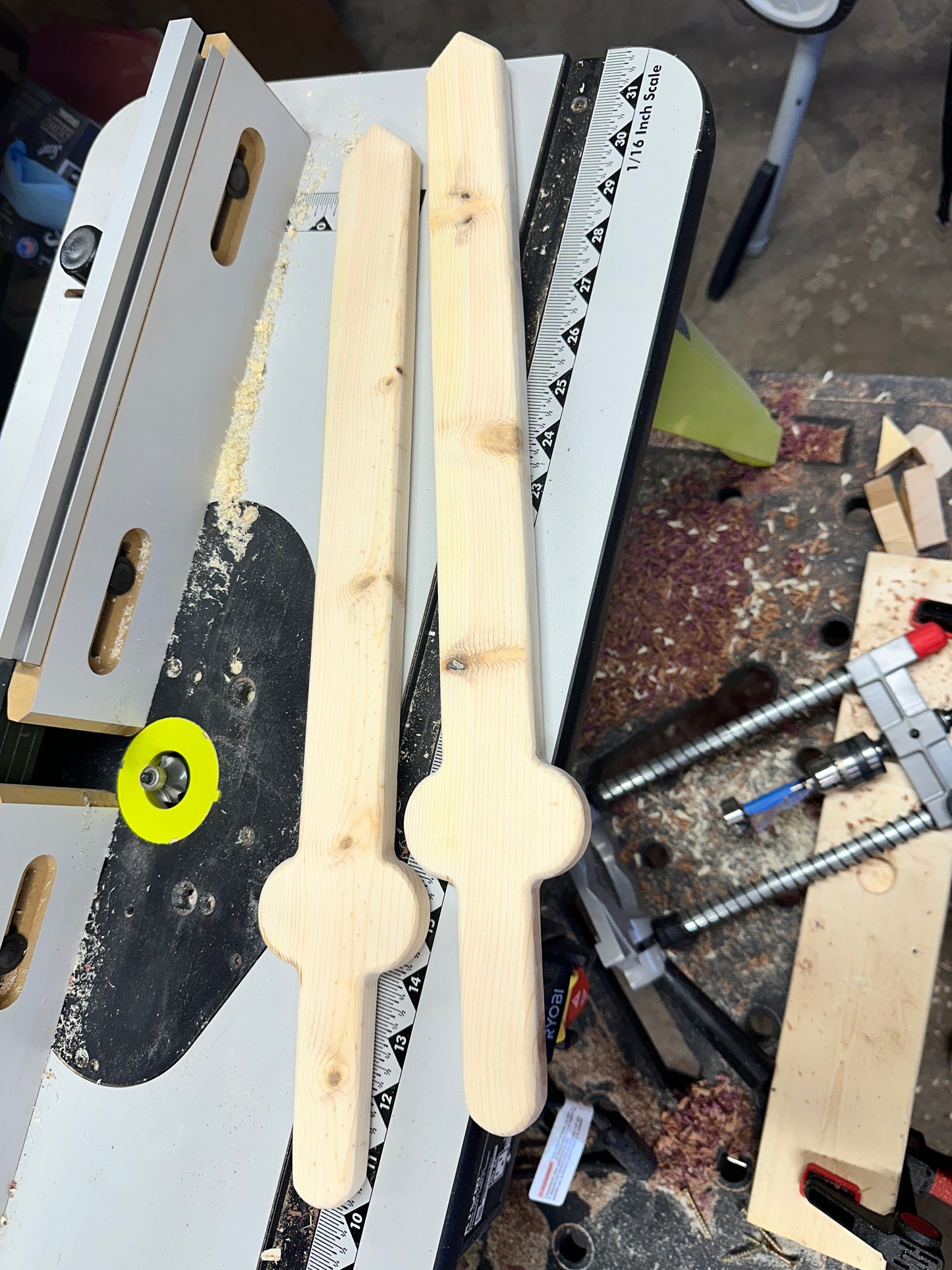 KPOP Demon Hunter style swords for colouring