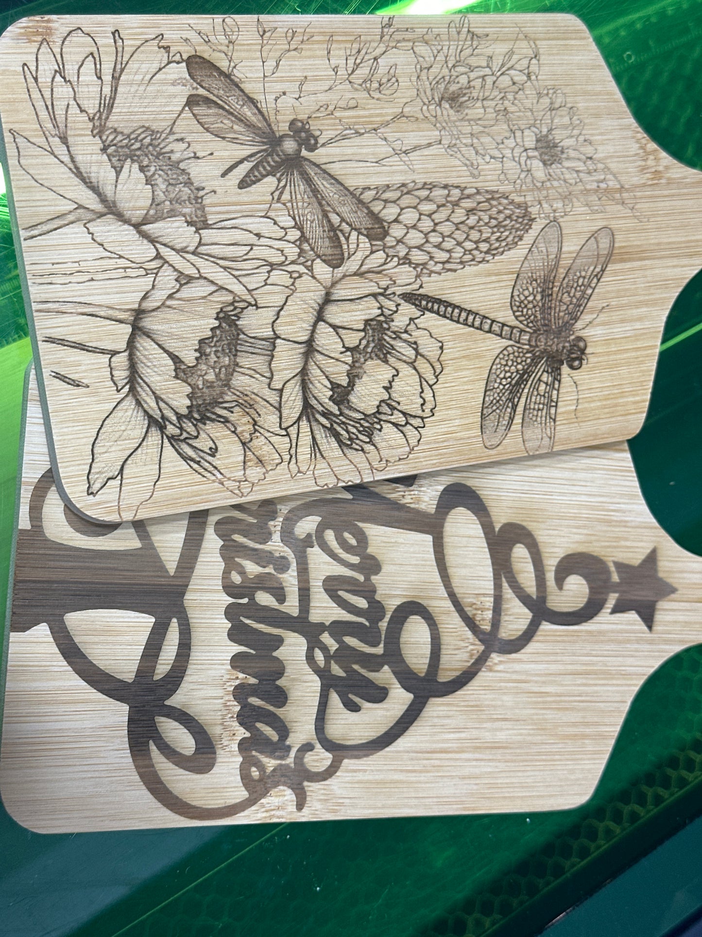 Bamboo board multiple images