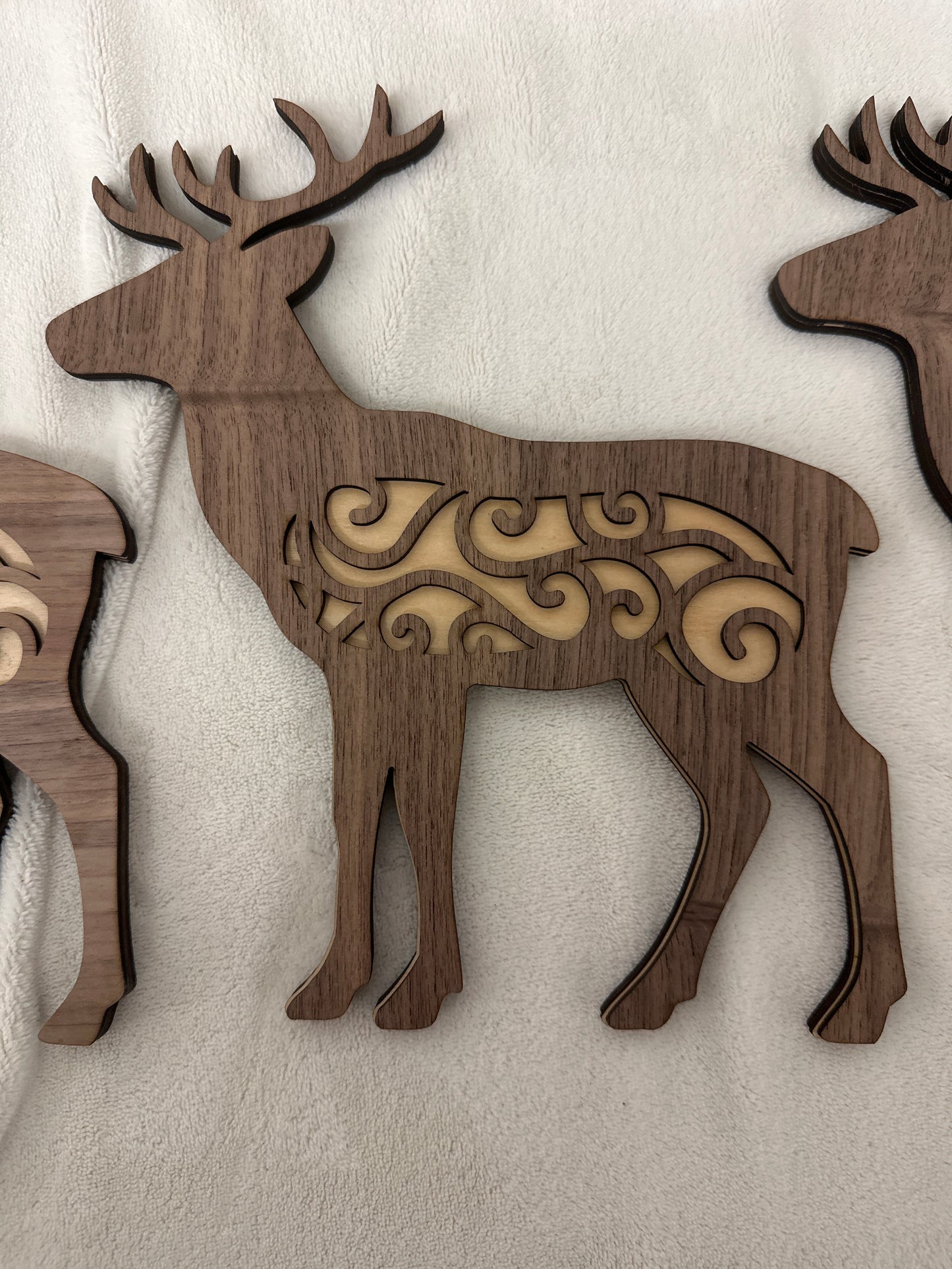 Large reindeer-layered
