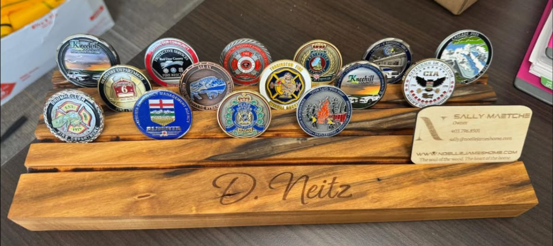 Tabletop Challenge Coin Holder