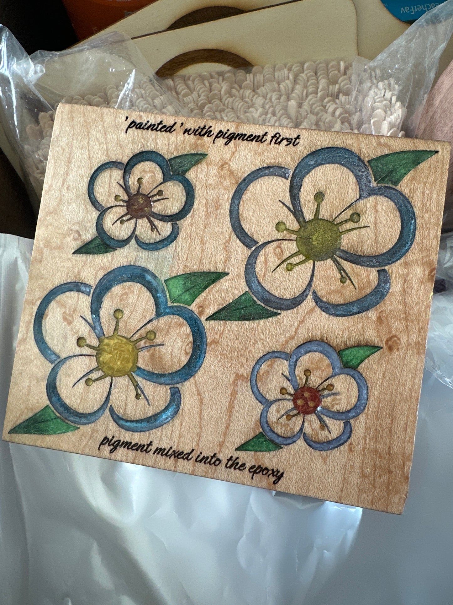 Clock Workshop-Epoxy Inlay in Wood
