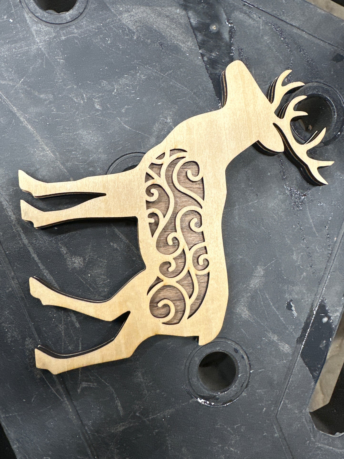 Reindeer-layered standing 6”