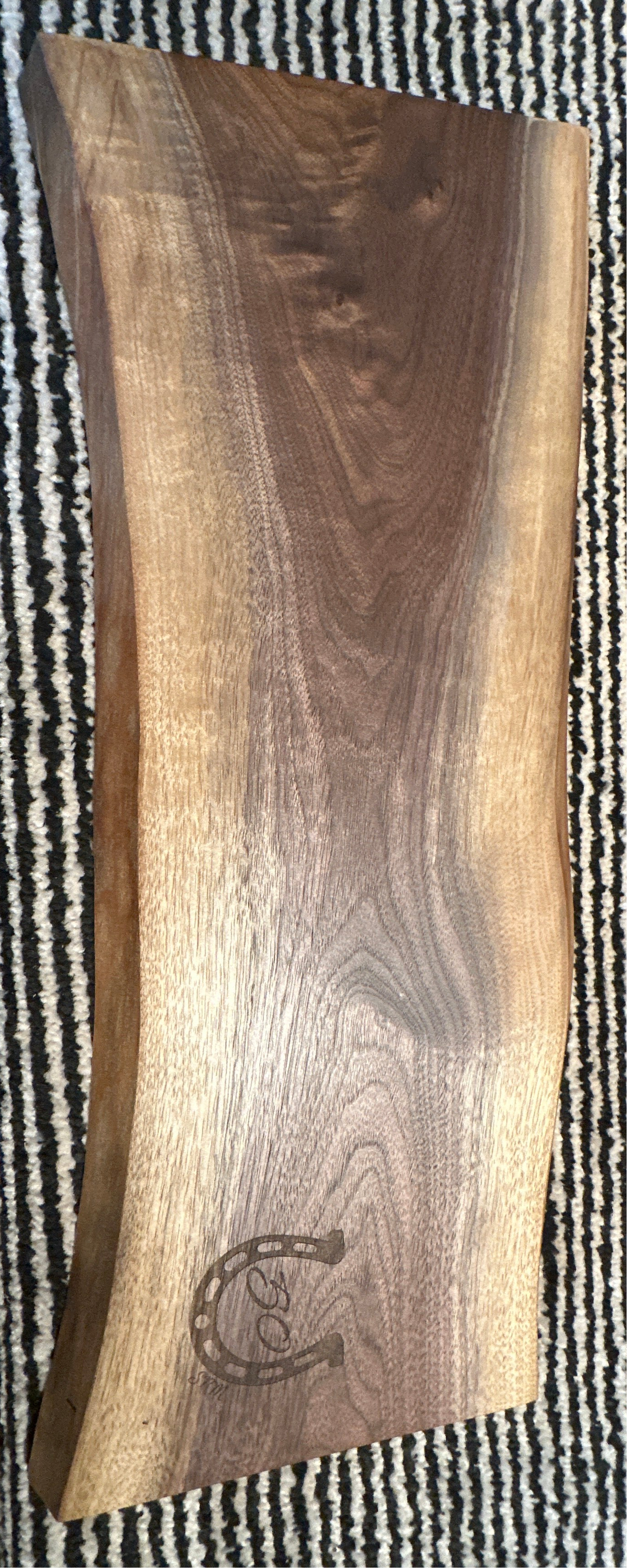 Custom Walnut Charcuterie Board-birthday