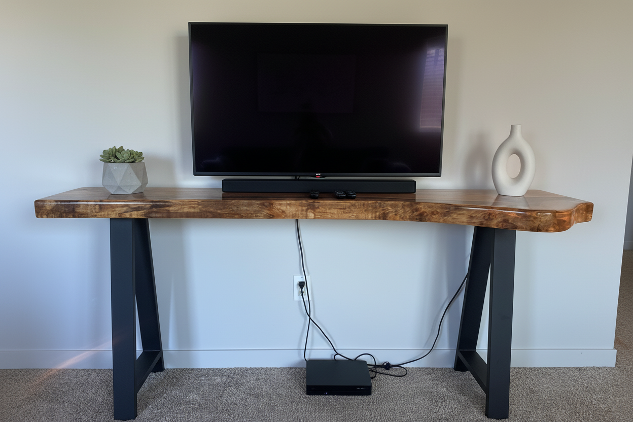 Spalted Maple Console Table