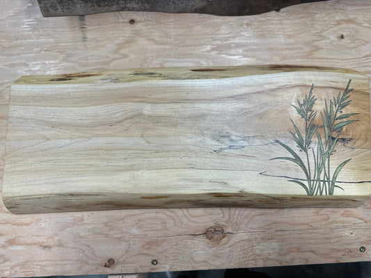 Spalted Maple with Epoxy Inlay