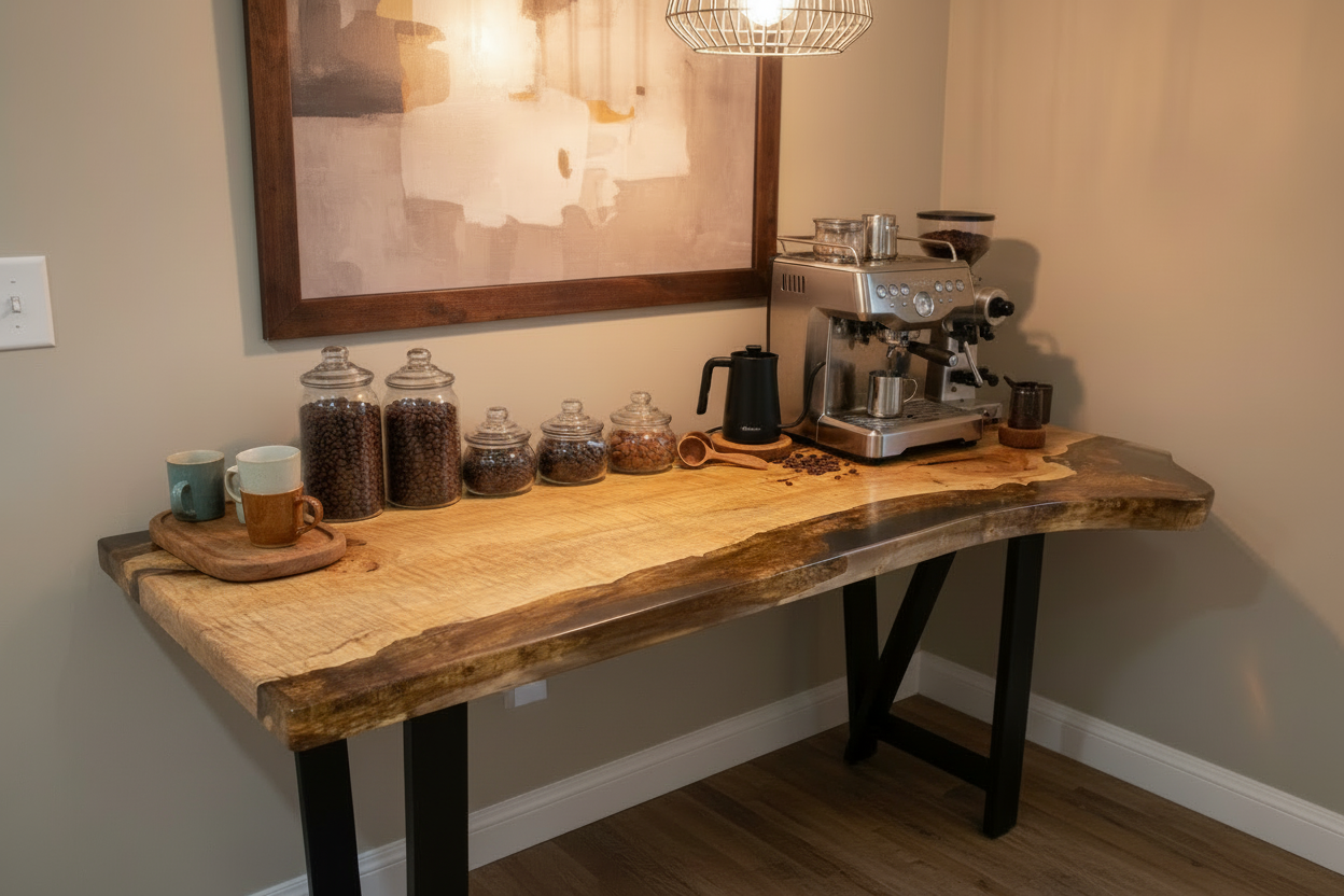 Spalted Maple Console Table