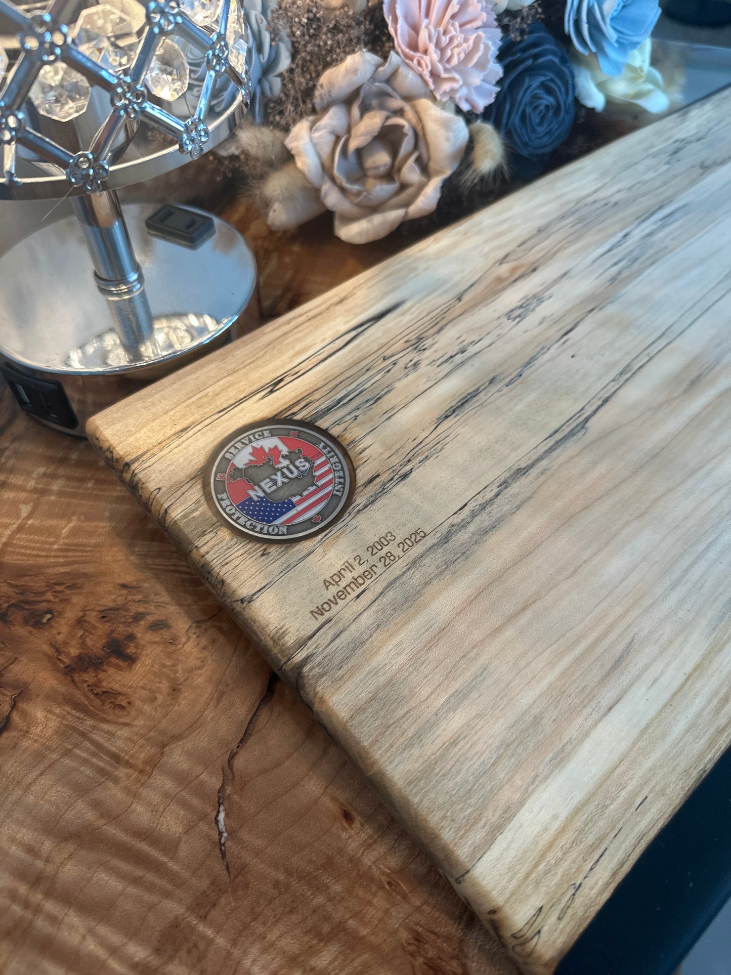 Challenge Coin Inlay board