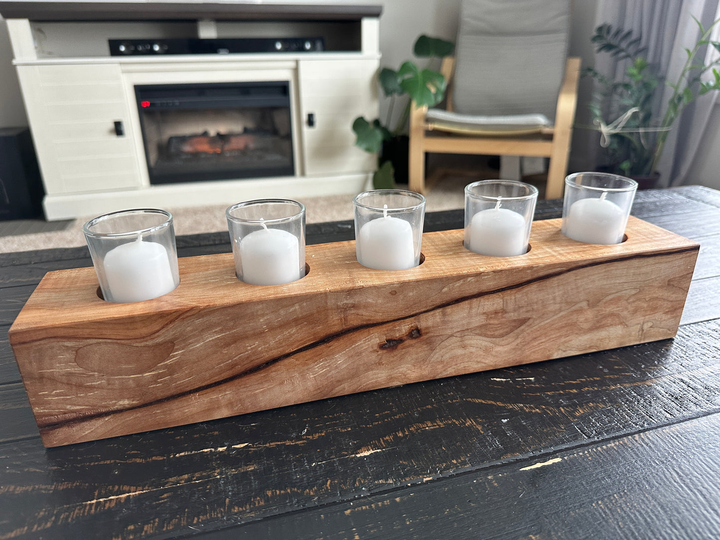 Maple Candle Holder